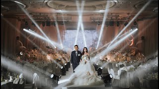 Special Light Show  Wedding of Han amp Heidi at JW Marriott Hotel Kuala Lumpur Malaysia [upl. by Dahs804]