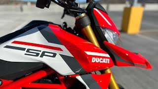 2023 Ducati Hypermotard 950 SP Termignoni Titanium Slip On Exhaust Sound [upl. by Osnohpla]