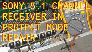 Sony Audio Receiver in Protect mode Repair Fix STRDG720 [upl. by Rozina178]