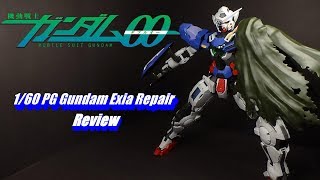 160 Gundam Exia Repair Parts Set PBandai Review [upl. by Eisen]