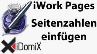 iWork Pages Seitenzahlen einfügen [upl. by Erie]