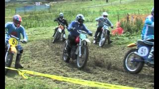 Over 60s and Over 50s Race 1 Scottish Classic Scramble Club Kirkness 2012 [upl. by Orvan]