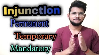 Injunction and Types of Injunction  education viralvideo law injunction specificreliefact [upl. by Akela]