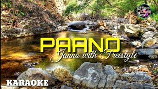 Paano by Janno and Freestyle  KARAOKE [upl. by Enej781]