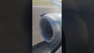 Leap1B Turbine Engine Shaft Inlet Cone Line Rotation Iddle Taxi Full Thrust [upl. by Marley]