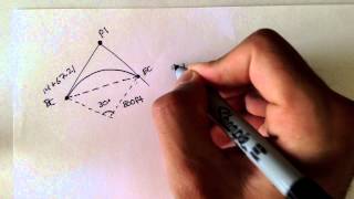 Advanced Geomatics Horizontal Curves Example 1 [upl. by Tj]