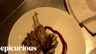 Govind Armstrong Makes Lamb with Bulgur Salad [upl. by Babbette]