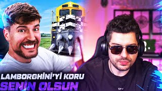 HYPE  Lamborghiniyi Koru Senin Olsun VİDEOSUNU İZLİYOR  MrBeast [upl. by Shakespeare]