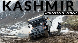 FJ CAMPER ON WAY TO RATTI GALI LAKE IN KASHMIR  EXTREME OFFROAD  VAN LIFE IN NEELUM VALLEY [upl. by Natfa]