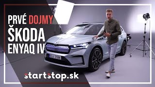 Škoda Enyaq iV  Startstopsk  PRVÉ DOJMY [upl. by Aiam]