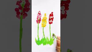 Flower Stick 🍡 Acrylic painting for kids flower painting art shortsart artwork pipafuntv [upl. by Atims95]