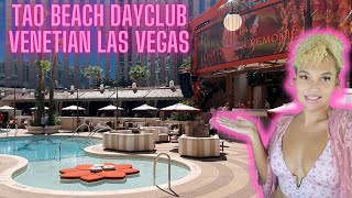 Newly RENOVATED TAO Beach Dayclub  Venetian Las Vegas  Ft BIA [upl. by Alaikim543]