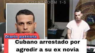 En Miami arrestan a un migrante cubano por gredir a su ex novia [upl. by Eirod]