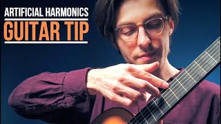 How to play artificial harmonics on guitar [upl. by Mosora80]