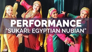 Ahlam Dance Company performs to quotSukariquot  Egyptian Nubian Folkloric [upl. by Nywled]