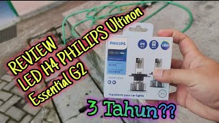 REVIEW‼️ 3 Tahun pakai Lampu LED H4 PHILIPS ULTINON ESSENTIAL G2 ❓❓ [upl. by Sabsay]