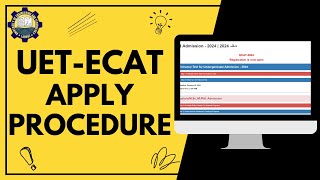 UETECAT Complete Registration Procedure step by step  Apply Procedure [upl. by Ennaed]