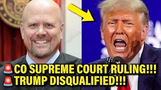 WOW Trump DISQUALIFIED by Colorado Supreme Court from Election [upl. by Griffiths]