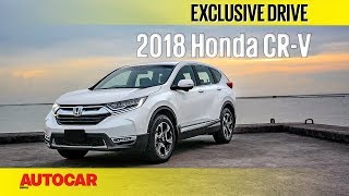 2018 Honda CRV Diesel  Exclusive Drive  Autocar India [upl. by Abshier]