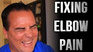 How To Fix Elbow Pain  Elbow Tendonitis [upl. by Cass786]