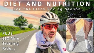 Diet and Nutrition For The Ultra Racing Season  110 Mile Ultra Cycling Training Ride [upl. by Johnsten820]