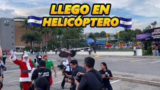 SANTA LLEGO en HELICOPTERO a EL SALVADOR [upl. by Quirita]