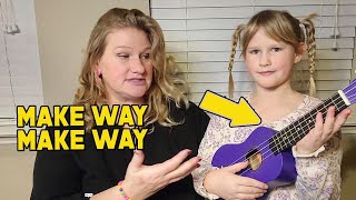 Review of Ukulele for Beginners  Gig Bag Digital Tuner Strap Picks All in One Kit Purple ad [upl. by Alaehcim]