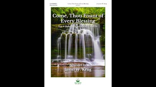 Come Thou Fount of Every Blessing for 8 handbells [upl. by Nereen833]