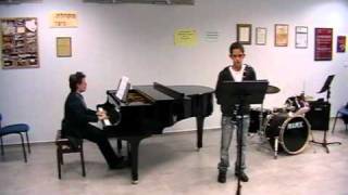 Ohad Shy plays Hoffmeister Clarinet Concerto1st Mov 5 April 2011 [upl. by Loggins749]