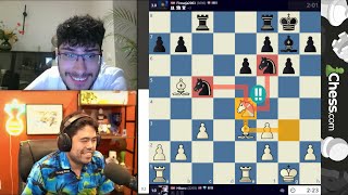 FANTASTIC MOVE GM Hikaru Nakamura vs GM Alireza Firouzja [upl. by Verney]