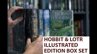 UNBOXING TOLKIENS The Hobbit amp The Lord of the Rings Boxed Set  Illustrated by Alan Lee [upl. by Yrffoeg]