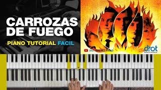 🎹 Como tocar CARROZAS DE FUEGO de Vangelis TUTORIAL FÁCIL 🎼 Partitura GRATIS [upl. by Ecneret]