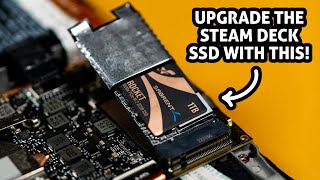 STEAM DECK SSD UPGRADE Using the SABRENT 2230 SSD  HOW TO [upl. by Alvy831]