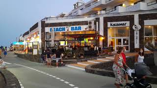 BEACH BAR  COSTA TEGUISE LANZAROTE [upl. by Mendelsohn]