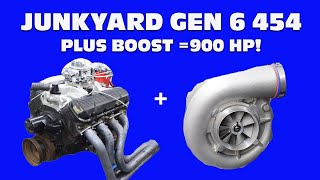 HOW TO MAKE CHEAP JUNKYARD BBC HP NA VS VORTECH SUPERCHARGED GEN 6 454 INTERCOOLER amp HEAD TEST [upl. by Nobell]