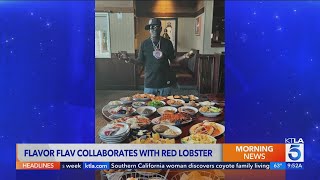 Red Lobster and Flavor Flav team up for Crabfest announcement [upl. by Aramahs685]