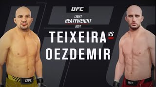 Ufc Glover Teixeira vs Volkan Oezdemir [upl. by Anrak556]