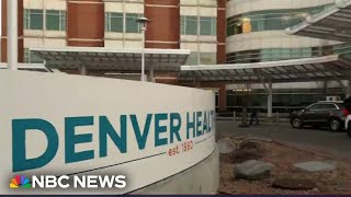 Migrant crisis overwhelms Denver hospital schools [upl. by Acsehcnarf]