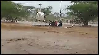 Robinson R66 Turbine Helicopter 5YLUV pilot saving eight people [upl. by Kameko]