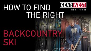 How to Choose the Right Backcountry XC Skis backcountryskiing nordicskis [upl. by Ettennek]