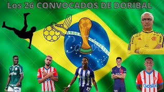 ¡Sorpresa Los 26 convocados de Brasil para los amistosos con Inglaterra y España [upl. by Shepley]