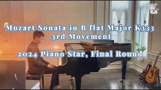 Mozart Sonata in B flat Major K333 3rd Movement  Piano Star  Second Prize amp Grand Grand Finalist [upl. by Babbette]