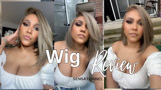 48 AMAZON WIG  SENSATIONNEL BARE LACE ASH BLOWN  EASY INTALL  AFFORDABLE WIG  GLUELESS WIG [upl. by Margot462]