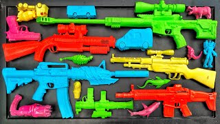 Membersihkan Nerf Ak47 Assault Rifle Shotgun Sniper Rifle Glock Pistol M16 Nerf gun [upl. by Tarah648]