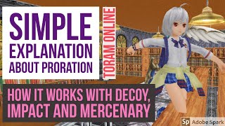 PRORATION decoy prorate impact and how it works  Toram Online  Nivea Charlotte [upl. by Ecirrehs543]