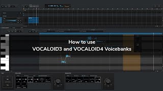 How to use VOCALOID3 and VOCALOID4 Voicebanks [upl. by Bodwell523]