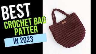 Best crochet bag pattern in 2023 [upl. by Nyleahs]