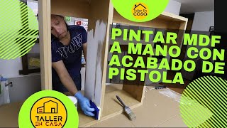 Como pintar mueble de MDF a mano [upl. by Trici]