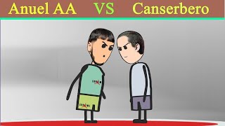 Anuel AA VS Canserbero  Rap épico [upl. by Ennaeerb]