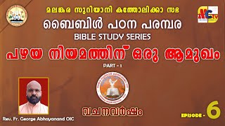 വചനവർഷം 202425  Epi  6  Introduction to Old Testament  Rev Fr George Abhayanand OIC [upl. by Ethbun]